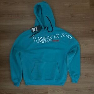 Genuine Authentic "Flawless Victory" Hoodie (Teal, L)